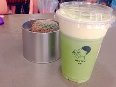 芝士静冈抹茶-喜茶(中山利和新地店)