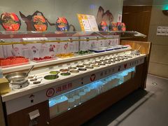 自助调料区-海底捞火锅鲜切牛肉主题店(长寿路店)