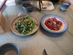 油渣鸡毛菜-兰溪小馆(东直门簋街店)