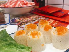 鱼籽竹荪包虾-喜悦小串丹东小黄牛海鲜烧烤大排档(民主广场店)