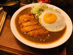 芝士猪排黄米饭-金龙咖喱