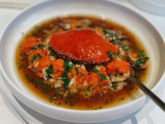 葱油蒸红膏蟹-玫瑰厅上海菜(兴国路店)