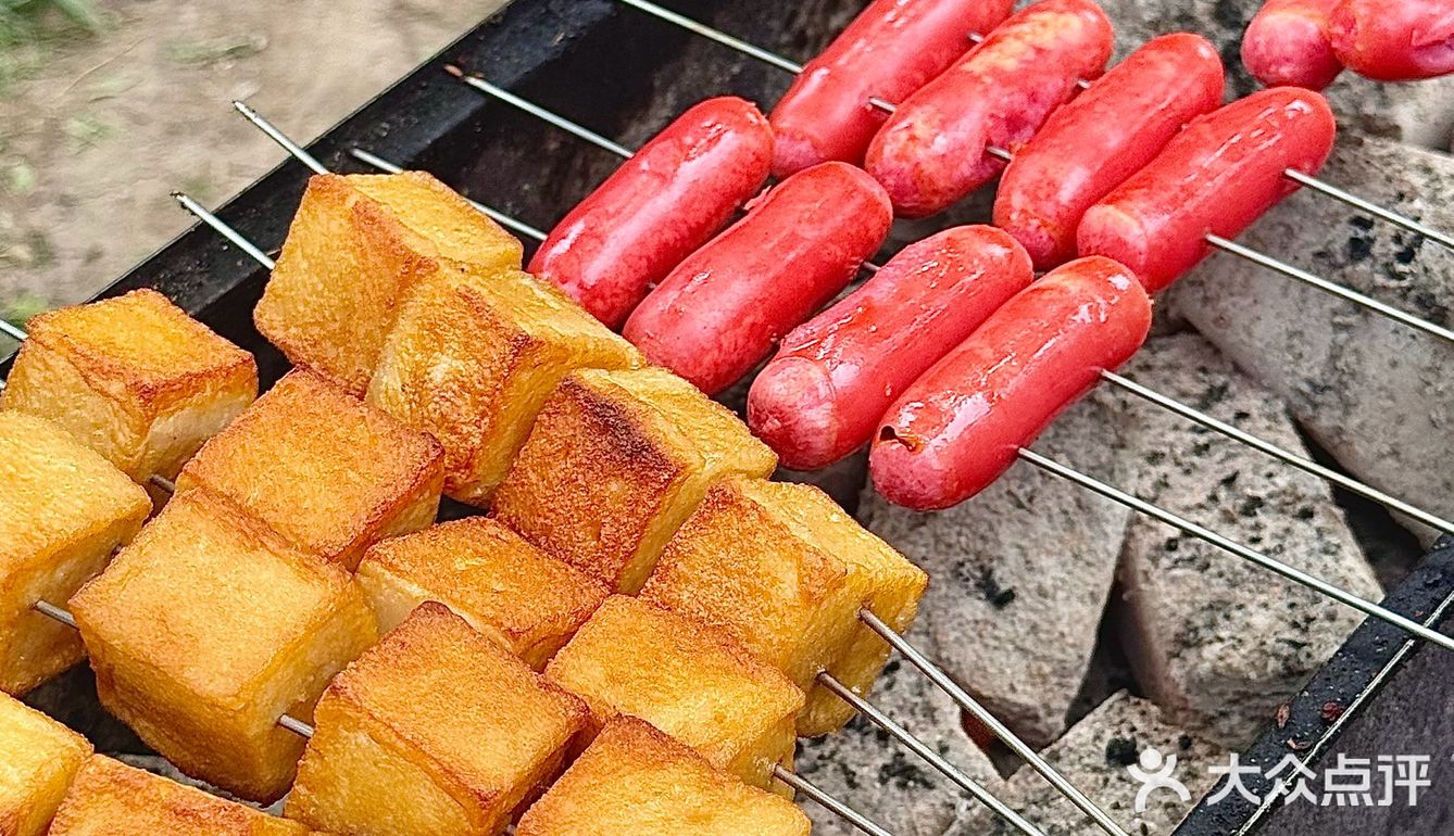 户外烤肉不要太幸福吧