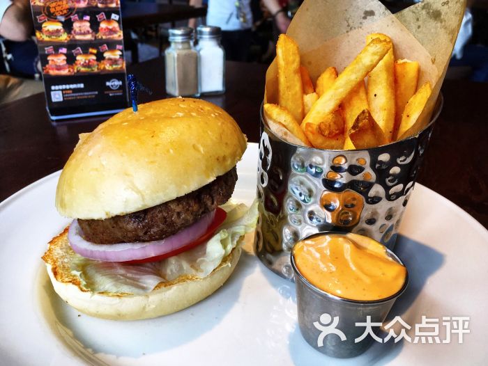 hardrockcafe杭州硬石餐廳(嘉裡中心店)經典漢堡圖片 - 第236張