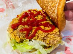 麦辣鸡腿堡鸡翅餐-麦当劳(军博店)