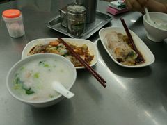 招牌肠粉+鸡粥套餐&nbsp;&nbsp;炸两肠&nbsp;&nbsp;皮蛋瘦肉粥-西关明记肠粉(荔枝湾店)