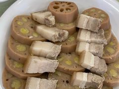 莲藕花肉-辉记虾塘海鲜农庄
