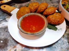 炸缅甸鱼饼-浩海火燒雲傣家菜(芮欧百货店)