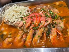 虾烤鲈鱼-有藕有鱼·湖北菜(唐家墩店)