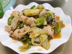 酸菜炒大肠-苏记农家菜馆