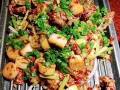 葱椒爆牛肉-绿茶餐厅(华联万柳店)