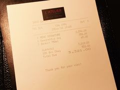 账单-L'ATELIER de Joel Robuchon(外滩18号店)