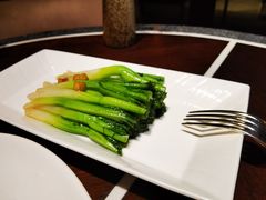 蒜香油爆菜心-杭州西子湖四季酒店·金沙厅