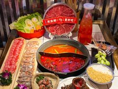 -热火朝天鲜切牛肉火锅(南强街巷店)