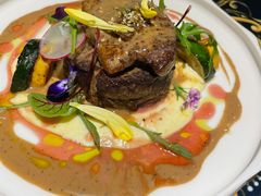 菲力牛排配鹅肝-第101座花园餐厅(湖滨88店)