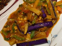 茄子柿子炒青椒-西域阿里马新疆菜·清真(桂花路店)