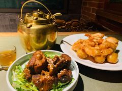 梨球果仁虾-小吊梨汤·北京菜·烤鸭(鸟巢店)