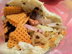 饼夹鸡蛋夹菜-三兄弟高炉烧饼