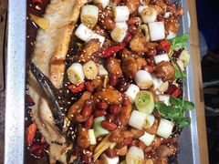 宫保鸡丁烤鱼（清江鱼/斤）-锦尚阁烤鱼•天津菜(宣武门胡同店)