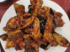 焦糖茄子牛肉粒-桃子餐厅·天津菜(红星路直营店)