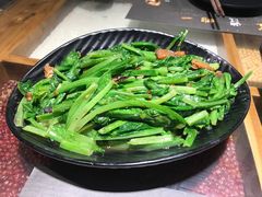 豆豉鲮鱼油麦菜-潮十三潮汕砂锅粥(高新四路大都荟店)