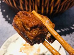 排骨豆角卷子-华盛园卷子王农家菜水库鱼