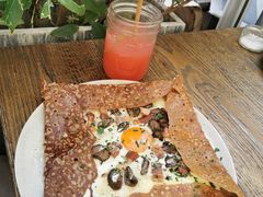 鸡蛋蘑菇熏肉荞麦可丽饼-RAC BAR(安福路店)