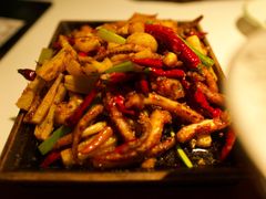 铁板虾球鱿鱼须-撒椒·四川江湖菜(西单大悦城店)