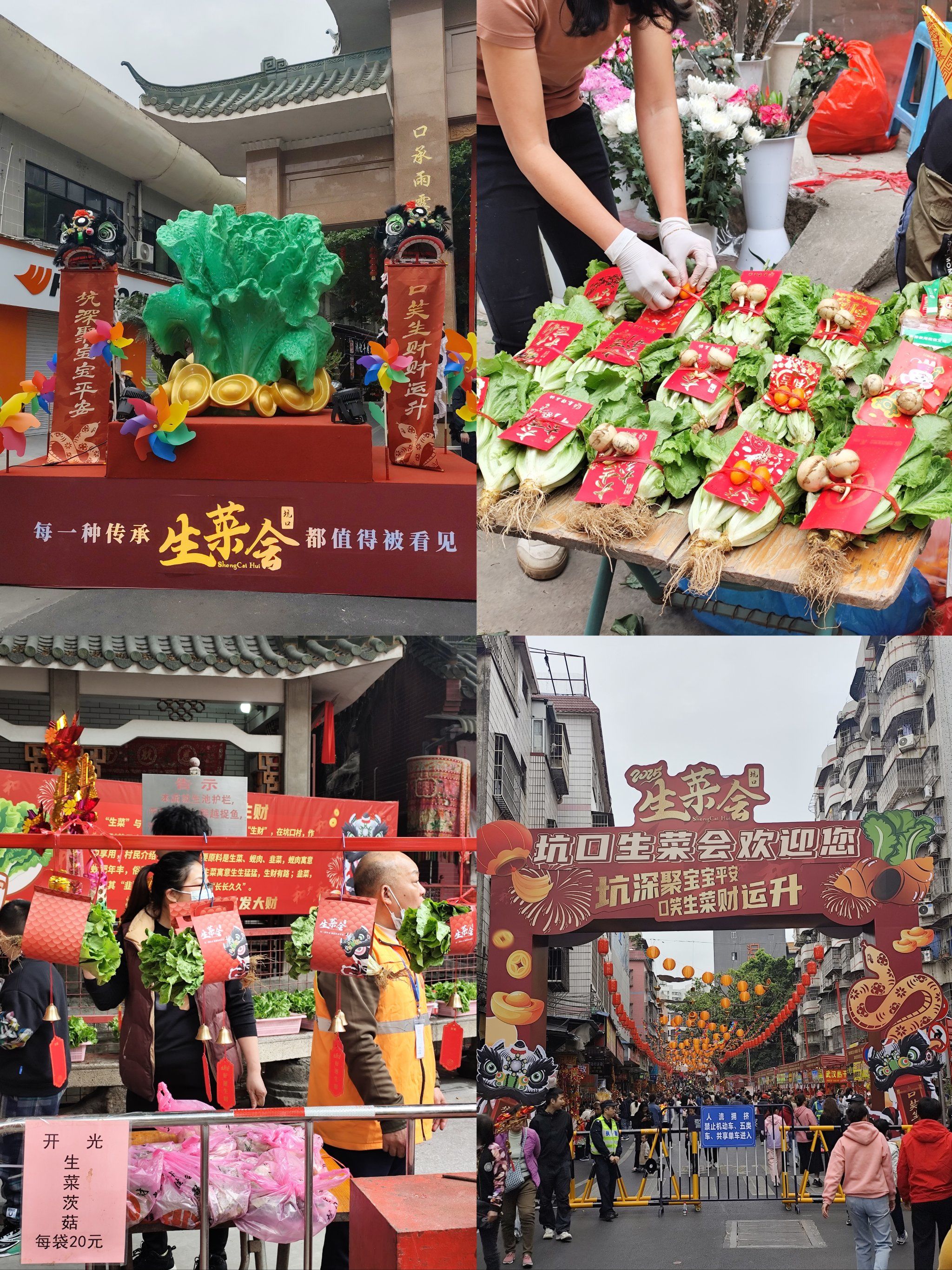 坑口生菜会!逛了发财的300年民俗!