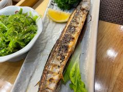 盐烤秋刀鱼-樱の千渡日式料理·铁板烧•烧鸟(金盛田广场店)