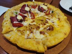 牛排榴莲双拼披萨-Mr.Pizza米斯特比萨(五四广场青岛首店)