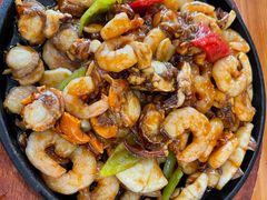 铁板三鲜-大丰收海鲜地方菜馆