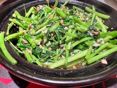 肉沫焗空心菜-恭喜上堓砂锅焗·海鲜大排档(闵行龙湖店)