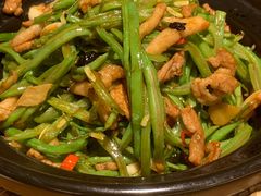 小炒扁豆丝-伊喜饺子·烤鸭(五道口学院路店)