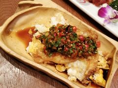 凉拌荷包蛋-老滇山寨•云南特色菜•地方菜•民族风情歌舞表演(金碧店)