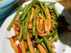杏鲍菇炒豆角-晋美大掌柜(新建路店)