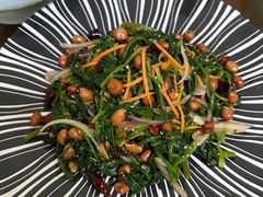 凉拌菠菜-祝家饺子馆
