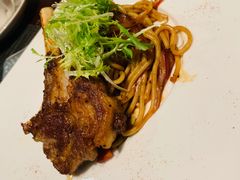 黑椒培根意面配羊排-GreyWhale灰鲸餐厅(武汉国际广场店)