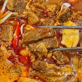 武汉美食🔥这家辣牛肉🌶火锅面也太好嗦了‼️