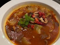 酸菜鸭血烧肥肠-南京景枫万豪酒店·万豪中餐厅