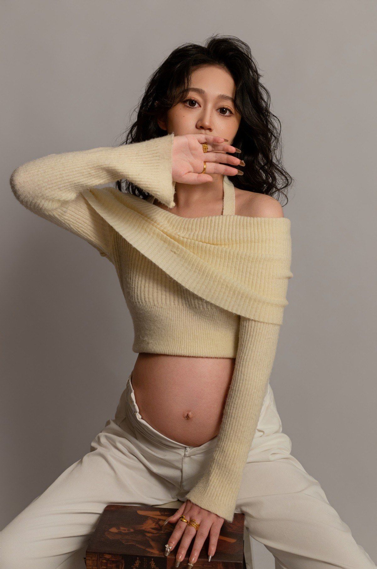 怀孕必拍的简约孕妇照75少女感满满93