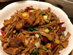 三层肉炒建瓯笋芽-四道菜·福建菜馆(新街口金鹰店)