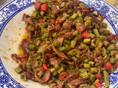 酸豆角炒鸡胗-新新湘菜馆(新中街二条店)