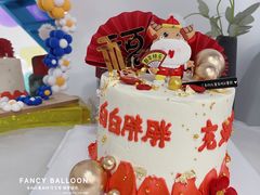 -卡比儿童蛋糕·心意定制·低脂零卡糖动物奶油FancyBALLOON(滨海店)