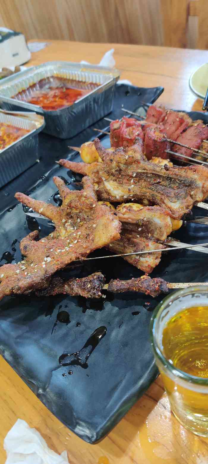 蒙古羊老大铜火锅烧烤(清控店)-"点的美团套餐 非常实惠 够四个半人吃