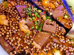 鸭血烩肥肠-绿茶餐厅(乐峰广场店)