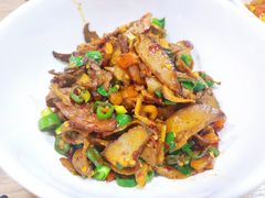 烟笋炒腊肉-建辉湖南土菜馆(南大街店)