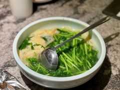 鸡汁腐皮香蒿-新白鹿餐厅(松江开元地中海店)