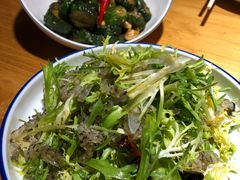 苦苣拌鱼皮-村长家的疙瘩汤(沌口店)