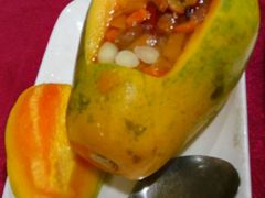 南北杏杞子元肉炖木瓜-佛有缘素食馆·荔湾老字号(陈家祠首店)